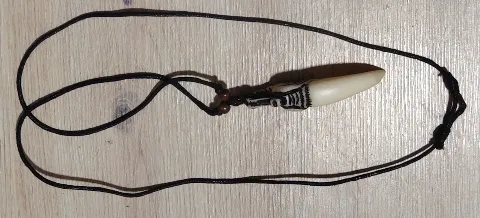 Retro etno muška ogrlica – Slon / Kljova (2000-te)