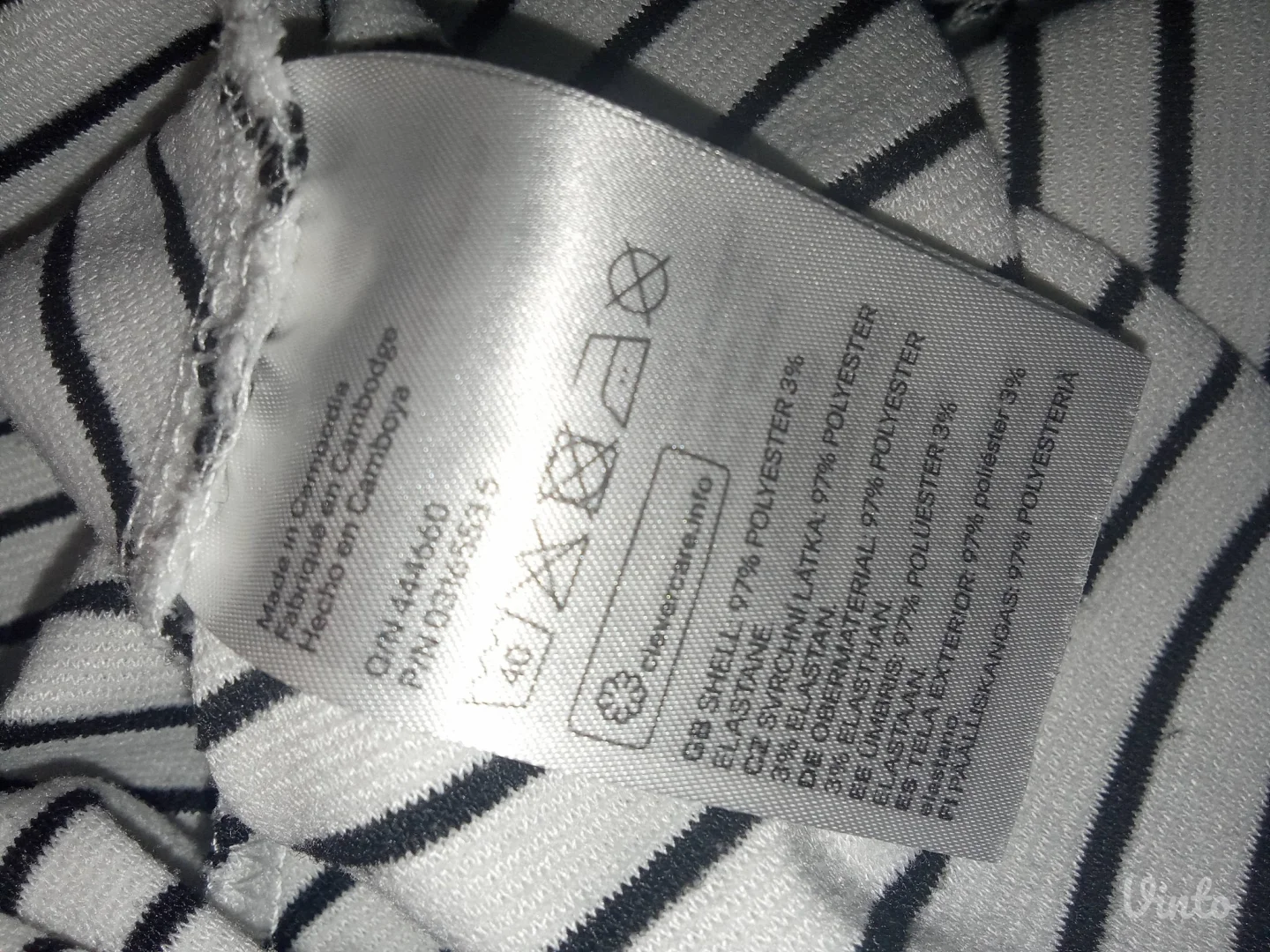 H&MPRUGASTA VISKOZNA HALJINA XS- S