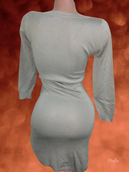 ❤️PINK WOMAN❤️NOVO-TRIKOTAZNA VISKOZNA HALJINA S-36