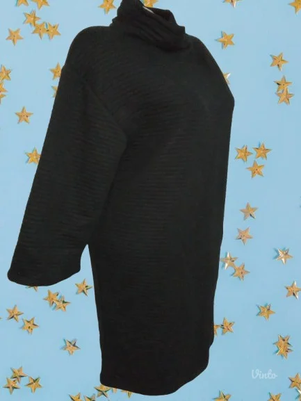 ❤️ZARA❤️NOVO-CRNA RELJEFNA HALJINA M-L