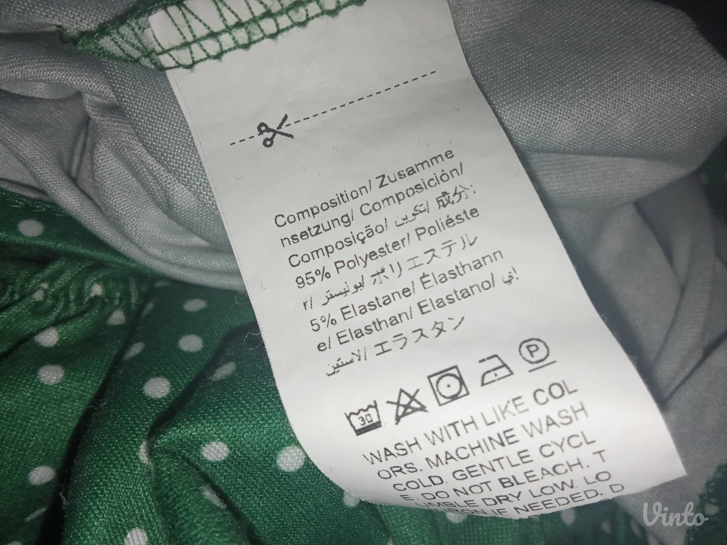 SHEINNOVO-PRELEPA ZELENA SA TUFNICAMA S-36