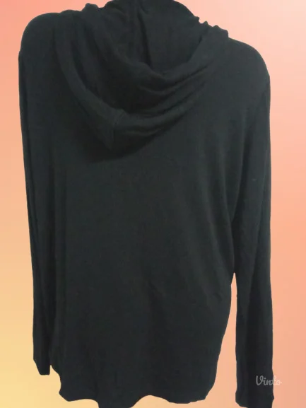 ❤️SOMEDAY❤️CRNA BLUZA SA KAPULJAČOM 42