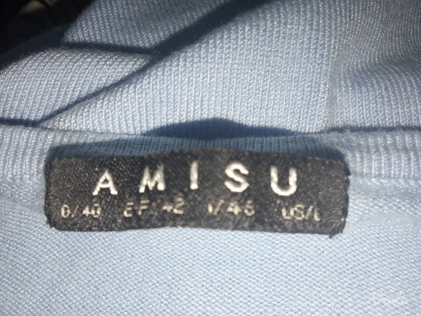 AMISUVISKOZNI PLAVI KARDIGAN M-L