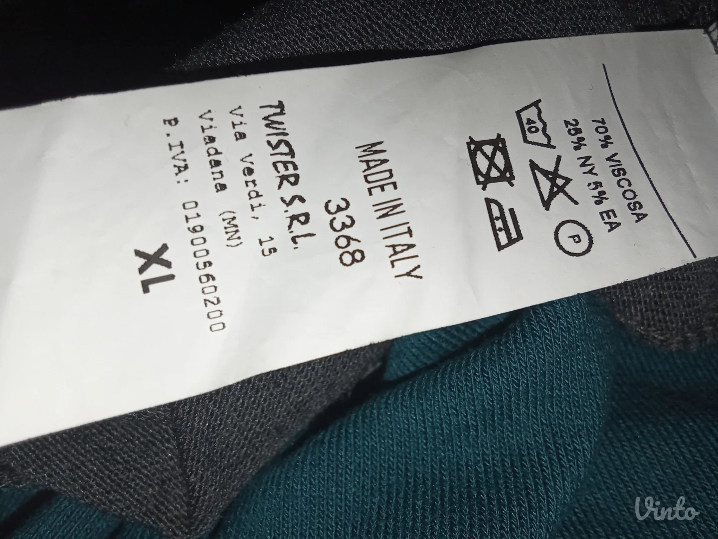 ❤️SIVO ZELENA VISKOZNA TRIKOTAŽA❤️NOVO-L