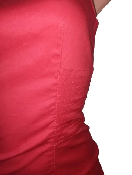 ❤️BENETTON❤️NOVO-CRVENA HALJINA-VRH!! XS-34