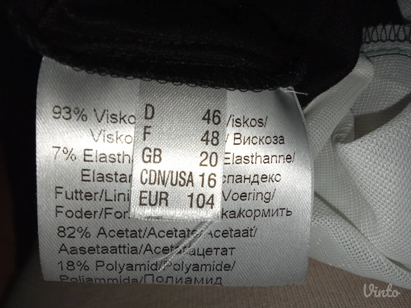 TUZZIVISKOZNA LAGANA HALJINA 46-48