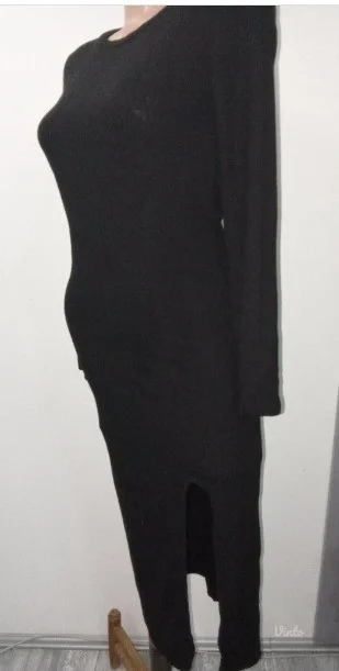 ❤️SINSAY❤️CRNA PAMUCNA TRIKOTAZNA HALJINA-S-M