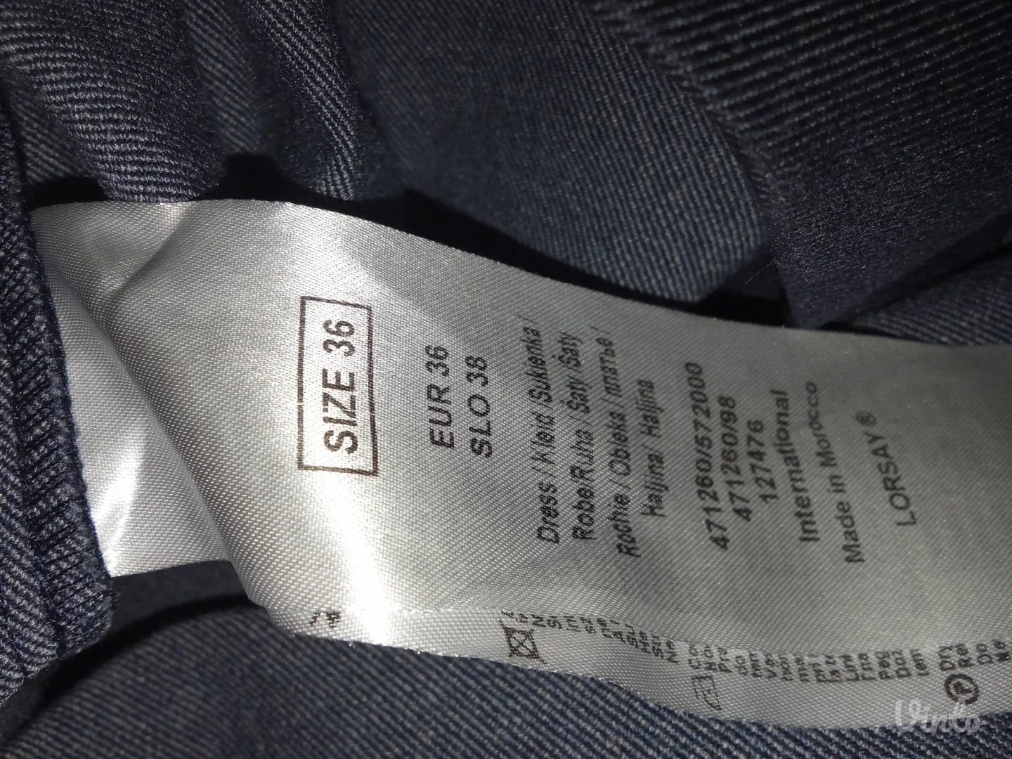 ORSAYNOVO-TEGET HALJINA SA VEZOM S-36