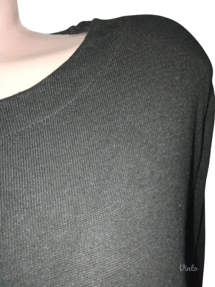 JANINANOVO-CRNA VISKOZNA HALJINA XL