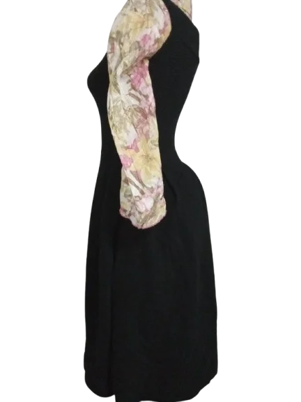 ❤️MINT&BERRY❤️NOVO-DIVNA CRNA PAMUČNA HALJINA S-M