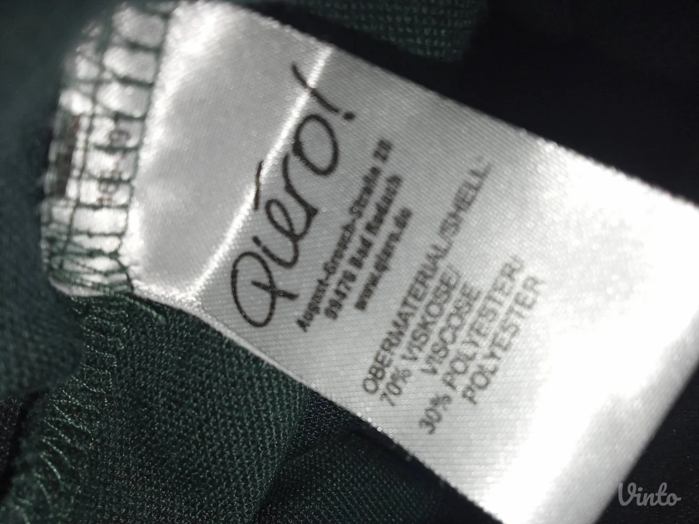 ❤️QIERO❤️NOVO-ZELENA TRIKOTAŽNA HALJINA S-M