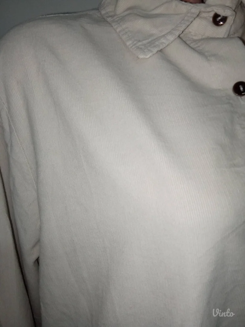 BEŽ HALJINA OD SITNOG SOMOTA- 2XL-3XL