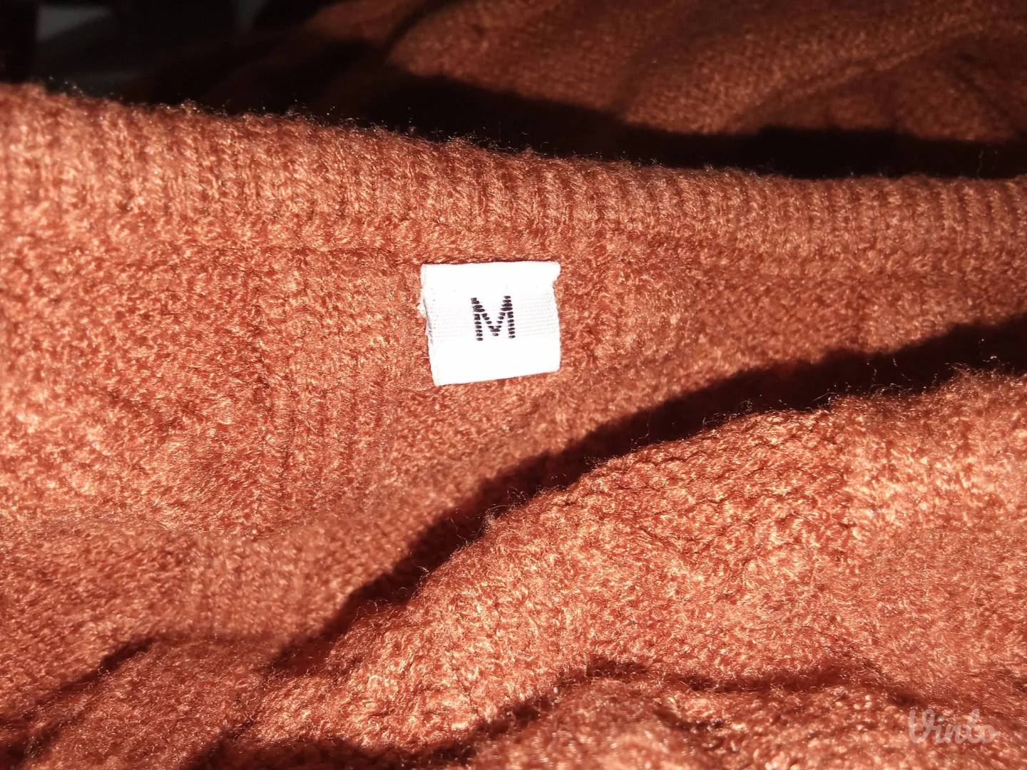 PREDOBRA PLETENA BOJE CIGLENOVO-M