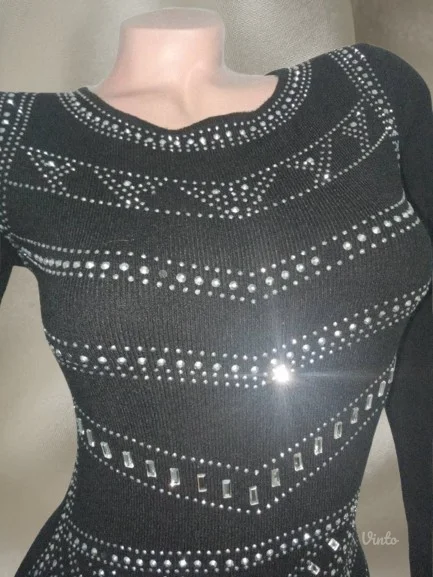 ❤️DIVNA VISKOZNA SVETLUCAVA HALJINA❤️NOVO-S-M