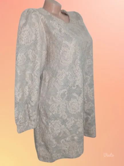 ❤️PUDER ROZE-  ČIPKA OD VUNE❤️NOVO-S-M