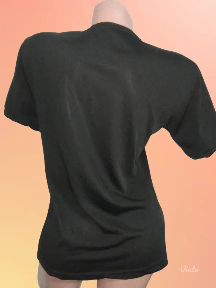 CRNA MOKRA LIKRA MAJICAM-L