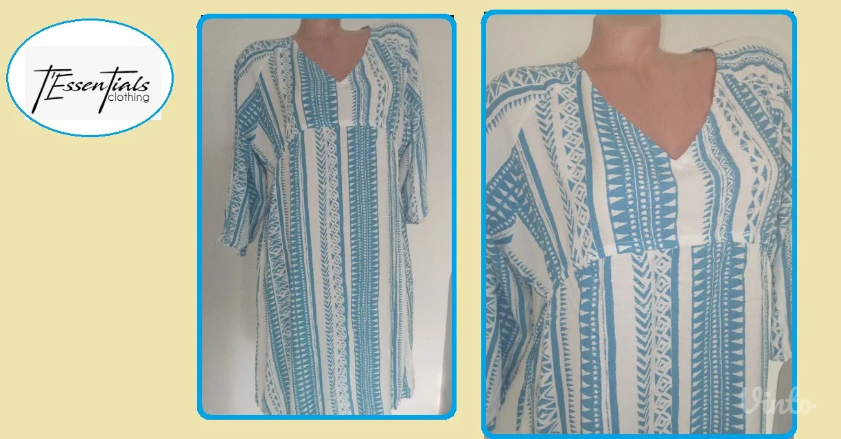 ❤️TESSENTIALS❤️NOVO-PRELEPA VISKOZNA HALJINA XL-XXL