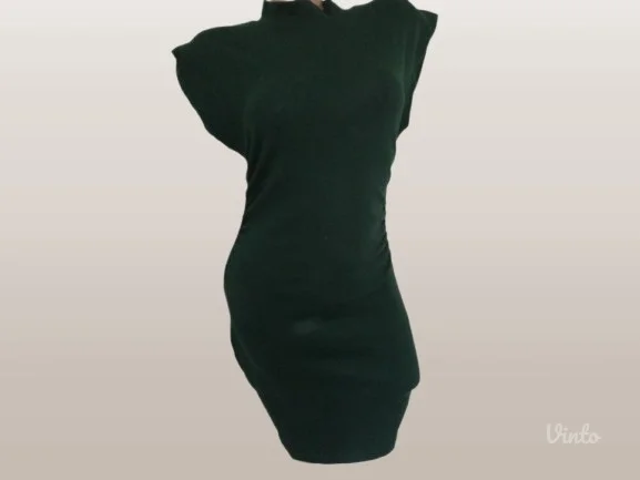 ❤️AMISU❤️NOVO -ZELENA PAMUCNA TRIKOTAŽA M-38