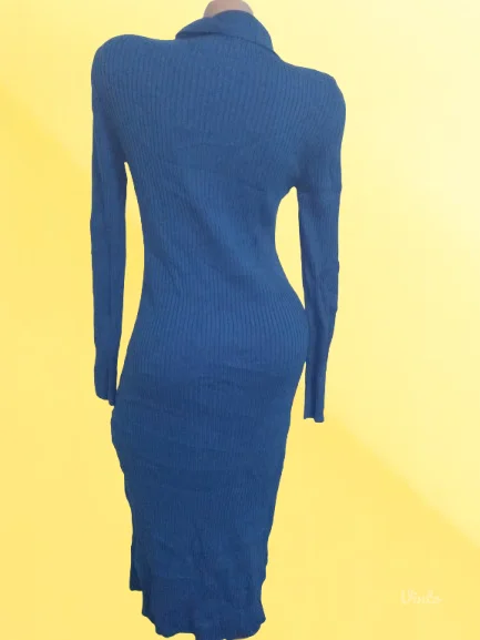 ❤️PLAVA TRIKOTAŽNA HALJINA❤️NOVO-L