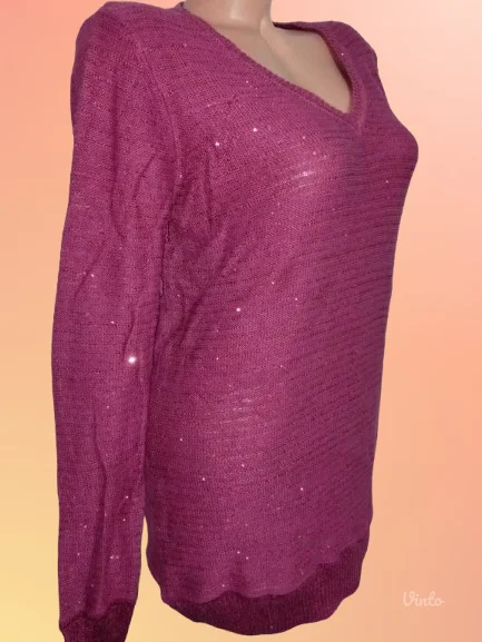 TAKO FASHION❤️SVETLUCAV PAMUCAN DZEMPER❤️L-XL