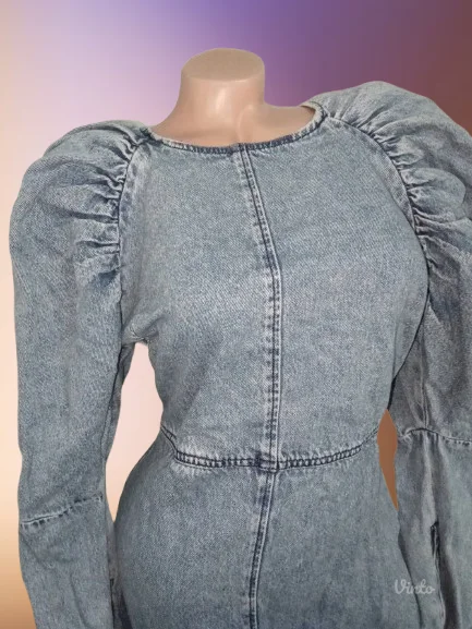 RIVER ISLANDTEKSAS HALJINA SA PUF RUKAVIMA M