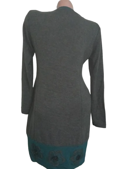 ❤️SIVO ZELENA VISKOZNA TRIKOTAŽA❤️NOVO-L