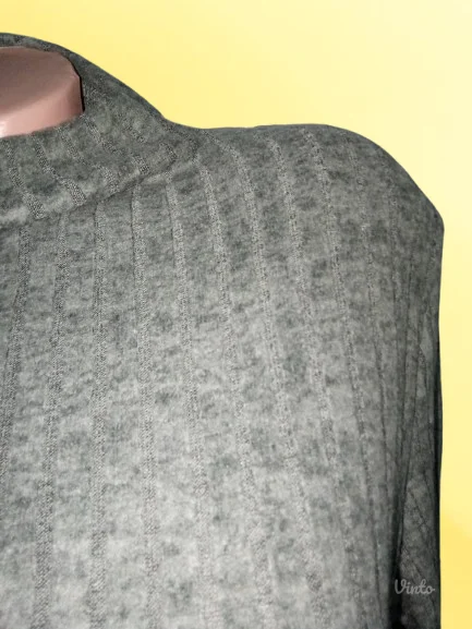 SHEINNOVO-ZELENA TRIKOTAŽNA HALJINA L-XL