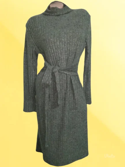 SHEINNOVO-ZELENA TRIKOTAŽNA HALJINA L-XL