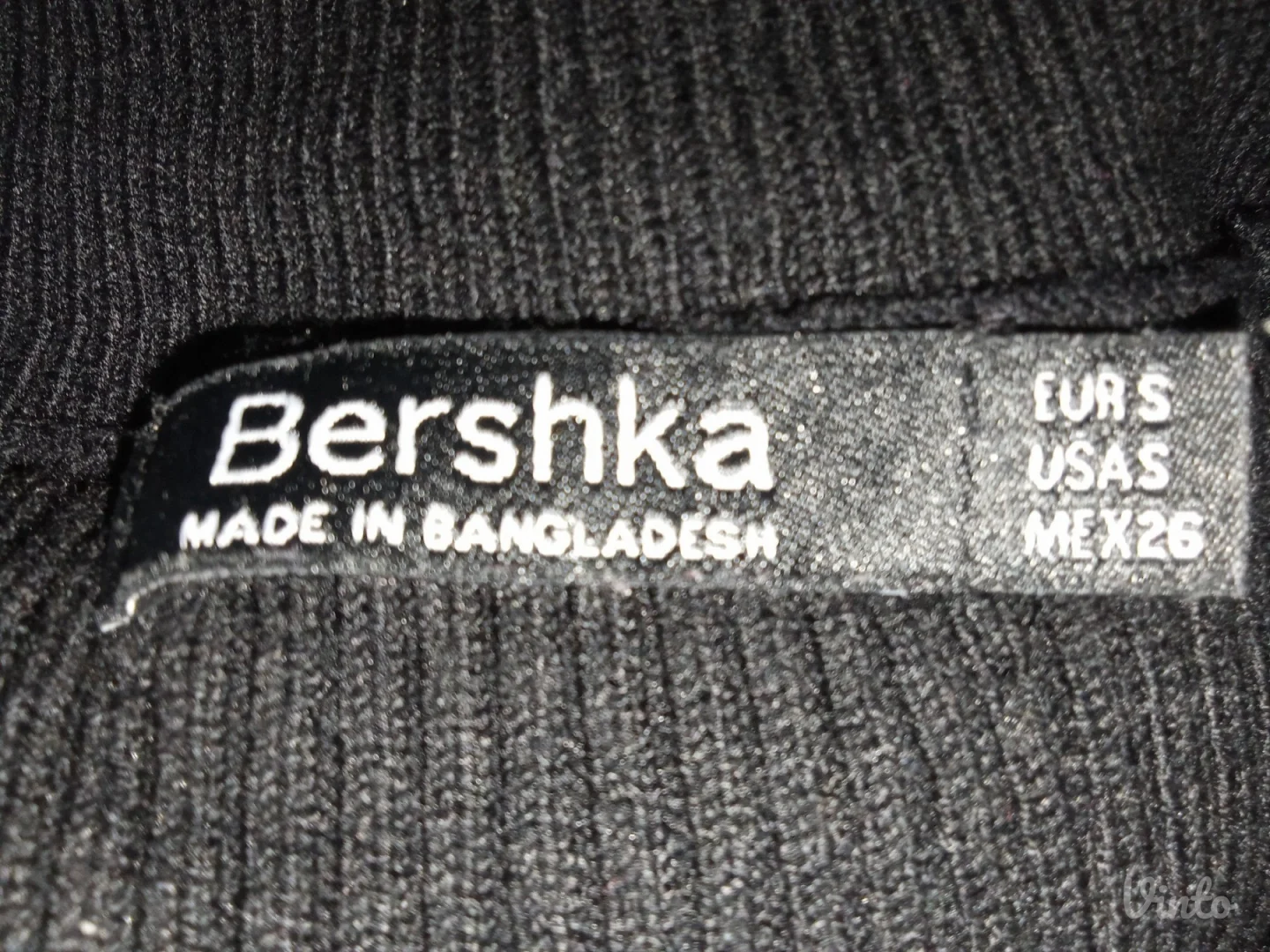 ❤️BERSHKA❤️NOVO-crna trikotazna haljina S_M