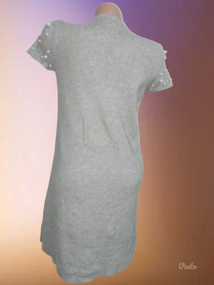 ❤️ORSAY❤️NOVO-TRIKOTAZNA HALJINA SA BISERIMA M