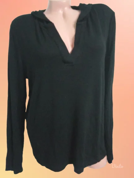 ❤️SOMEDAY❤️CRNA BLUZA SA KAPULJAČOM 42