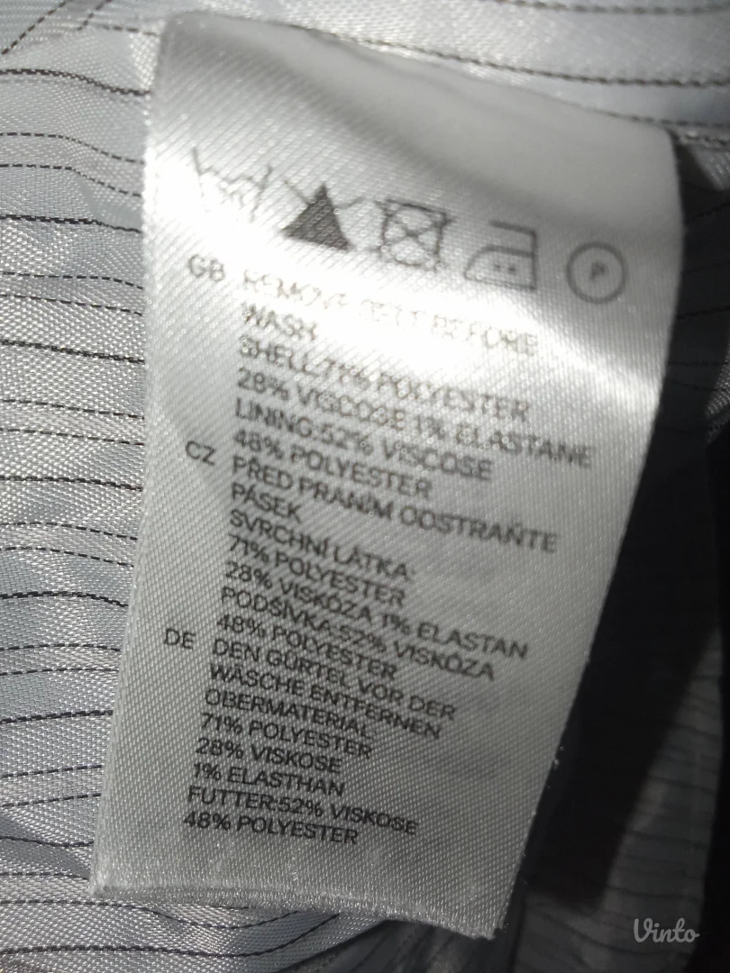 H&MNOVO-SIVA KVALITETNA HALJINA L-40