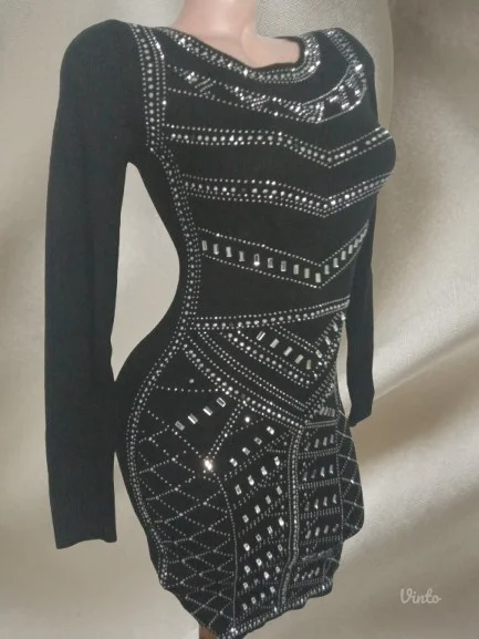 ❤️DIVNA VISKOZNA SVETLUCAVA HALJINA❤️NOVO-S-M