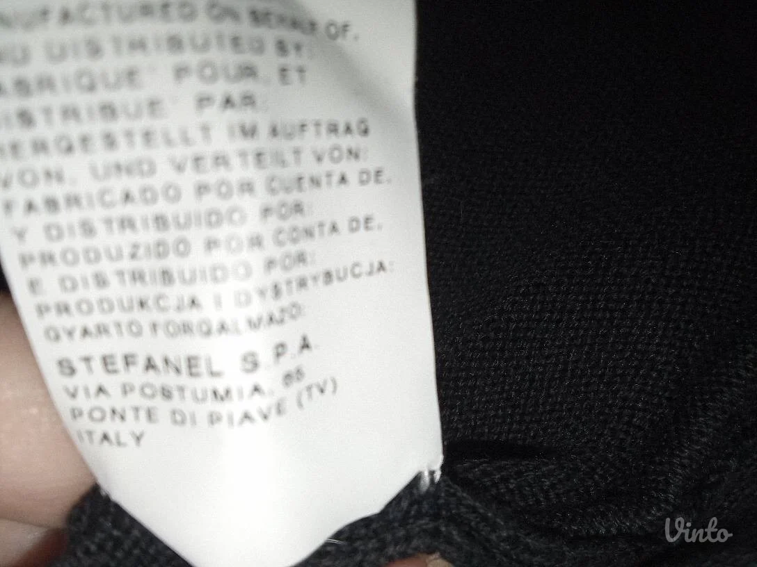 ❤️STEFANEL❤️NOVO-pamucna pletena haljina M- L