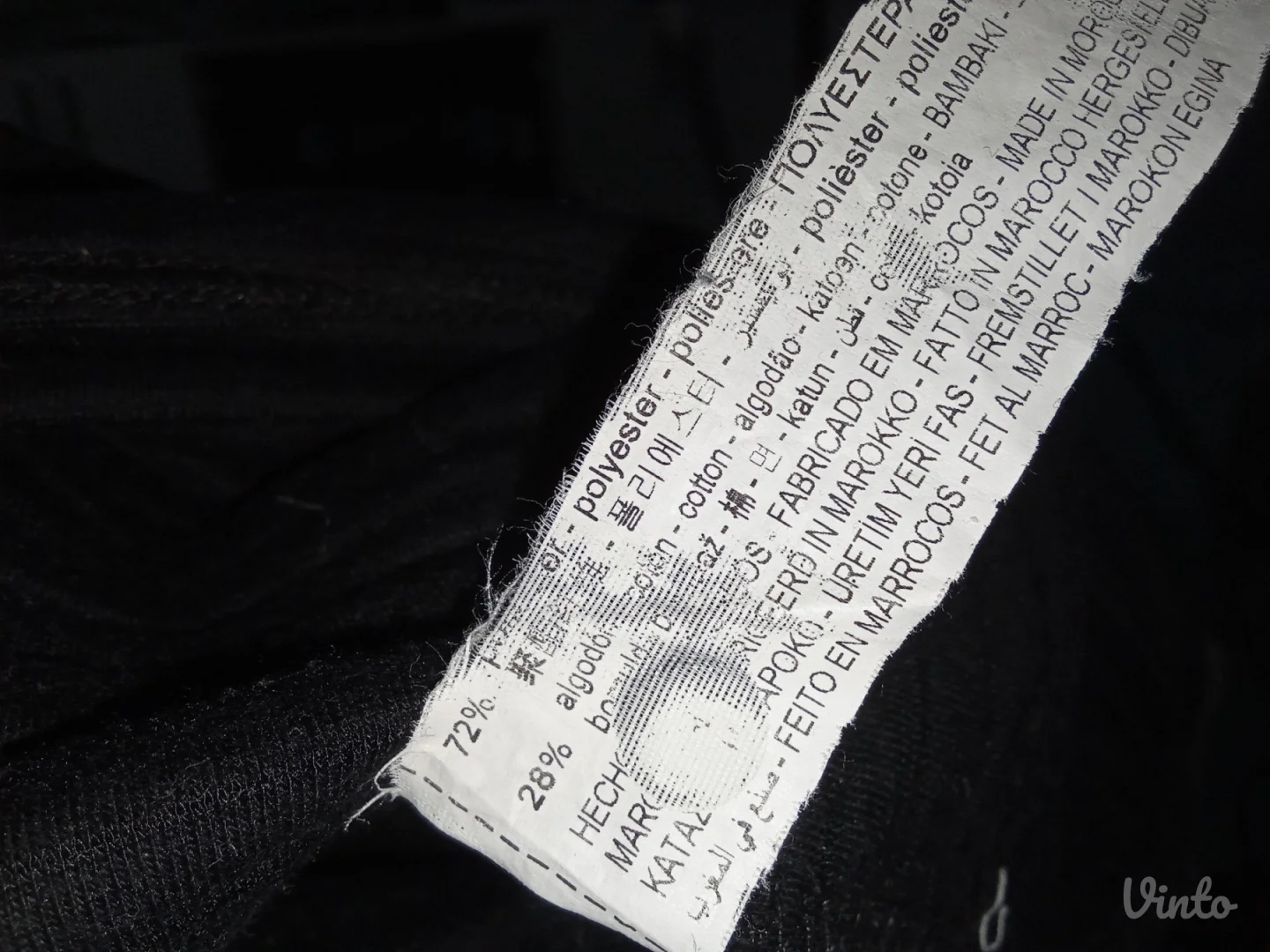 ❤️ZARA❤️NOVO-CRNA RELJEFNA HALJINA M-L