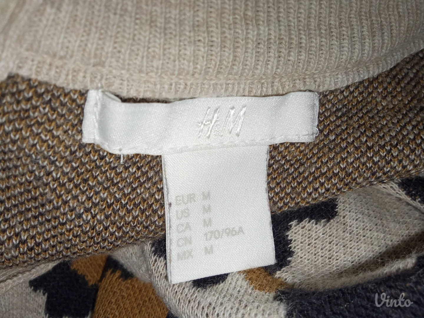 ❤️H&M❤️PAMUCAN ANIMAL DEZEN M-L