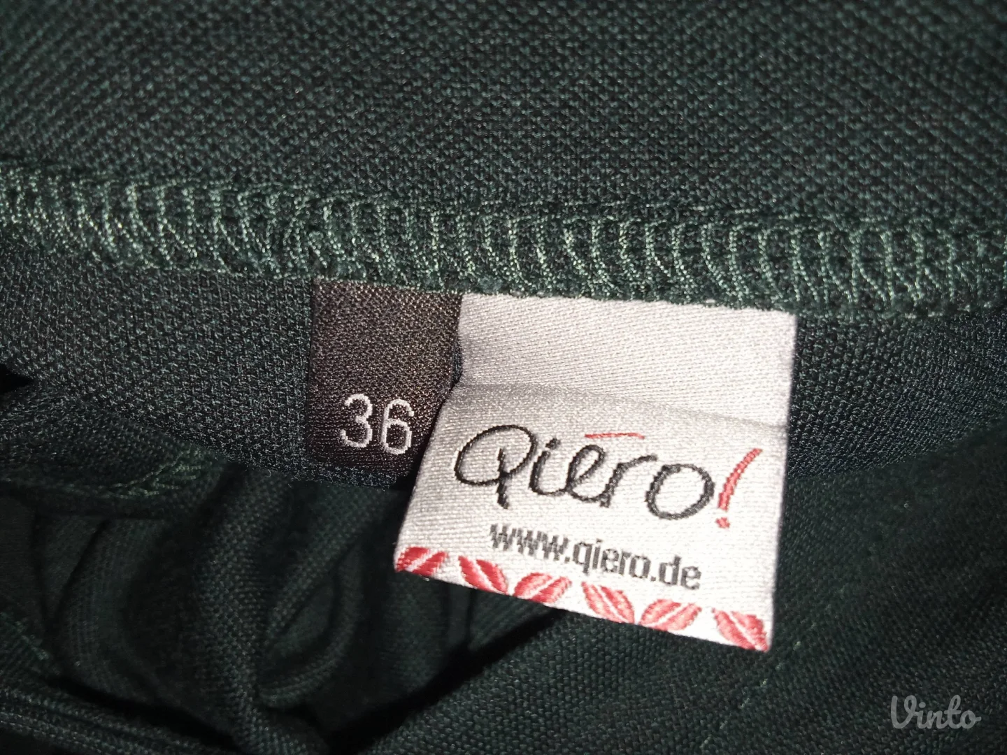 ❤️QIERO❤️NOVO-ZELENA TRIKOTAŽNA HALJINA S-M