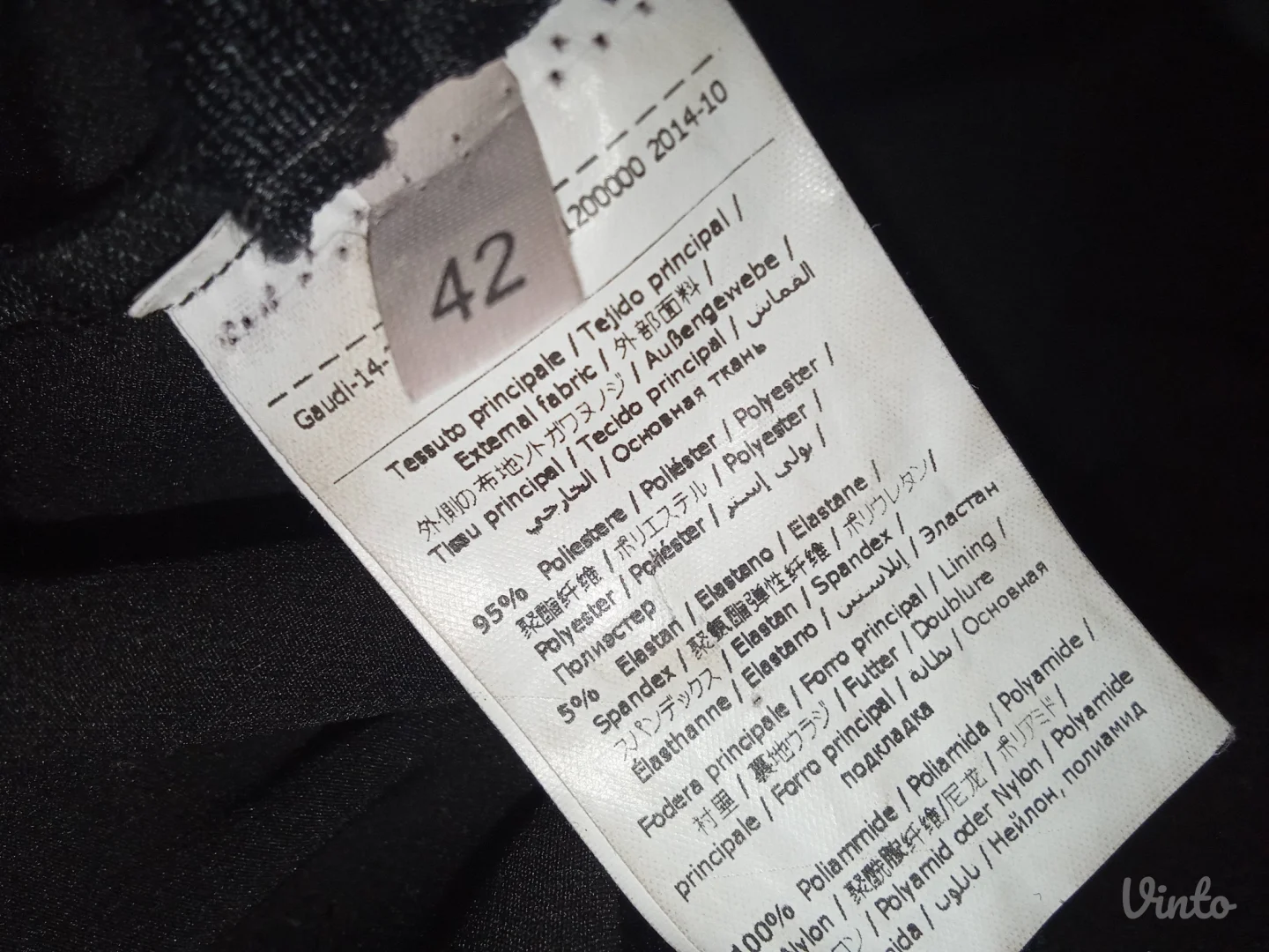 GAUDINOVO-CRNA ELEGANTNA HALJINA S-36