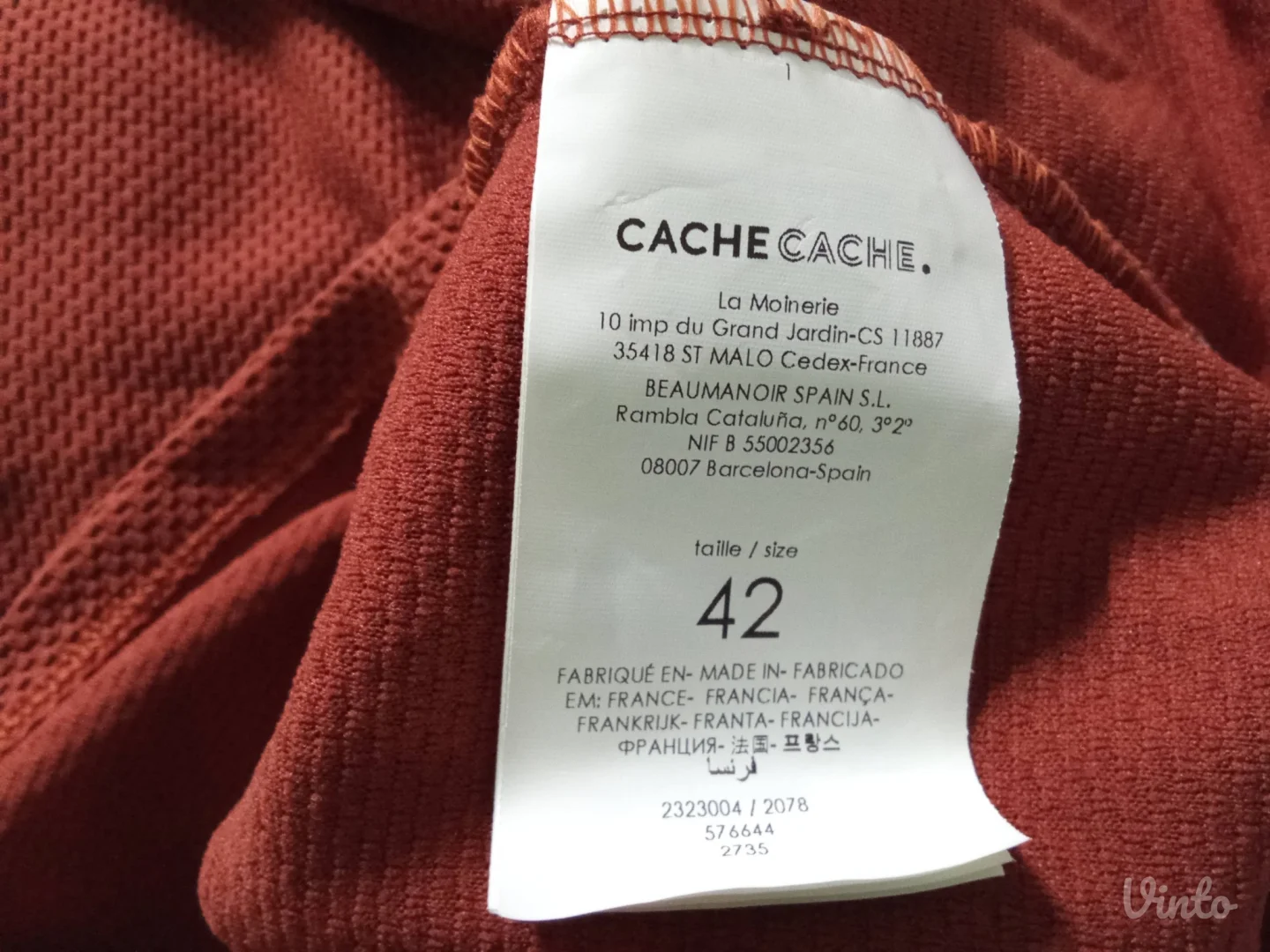CACHE CACHENOVO-HALJINA BOJE CIGLE L-XL