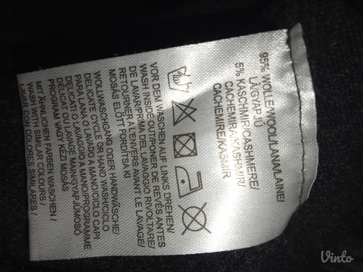 ❤️MARC O POLO❤️NOVO-SIVA VUNA KAŠMIR L-XL