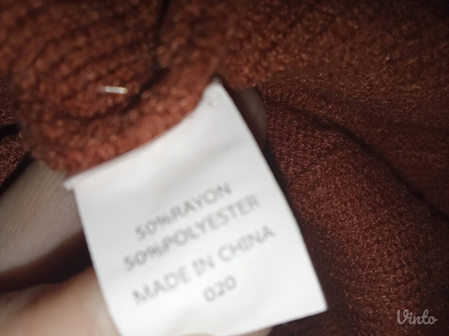 PREDOBRA PLETENA BOJE CIGLENOVO-M