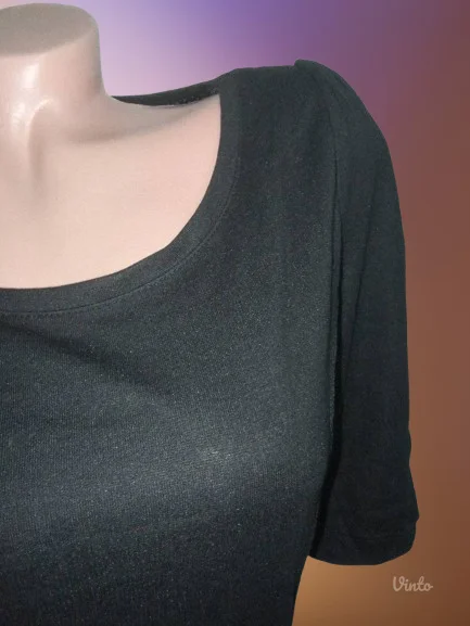 ❤️EDC ESPRIT❤️NOVO-VISKOZNA CRNA HALJINA L