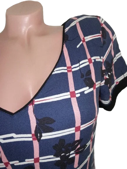 PROMOD-viskozna dvoslojna haljinaNOVO-L-XL