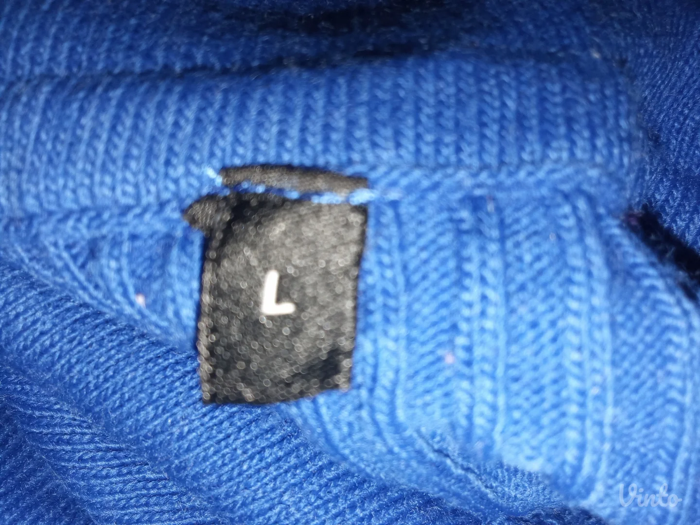 ❤️PLAVA TRIKOTAŽNA HALJINA❤️NOVO-L