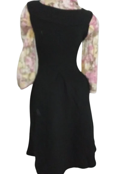 ❤️MINT&BERRY❤️NOVO-DIVNA CRNA PAMUČNA HALJINA S-M