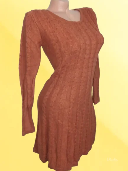 PREDOBRA PLETENA BOJE CIGLENOVO-M