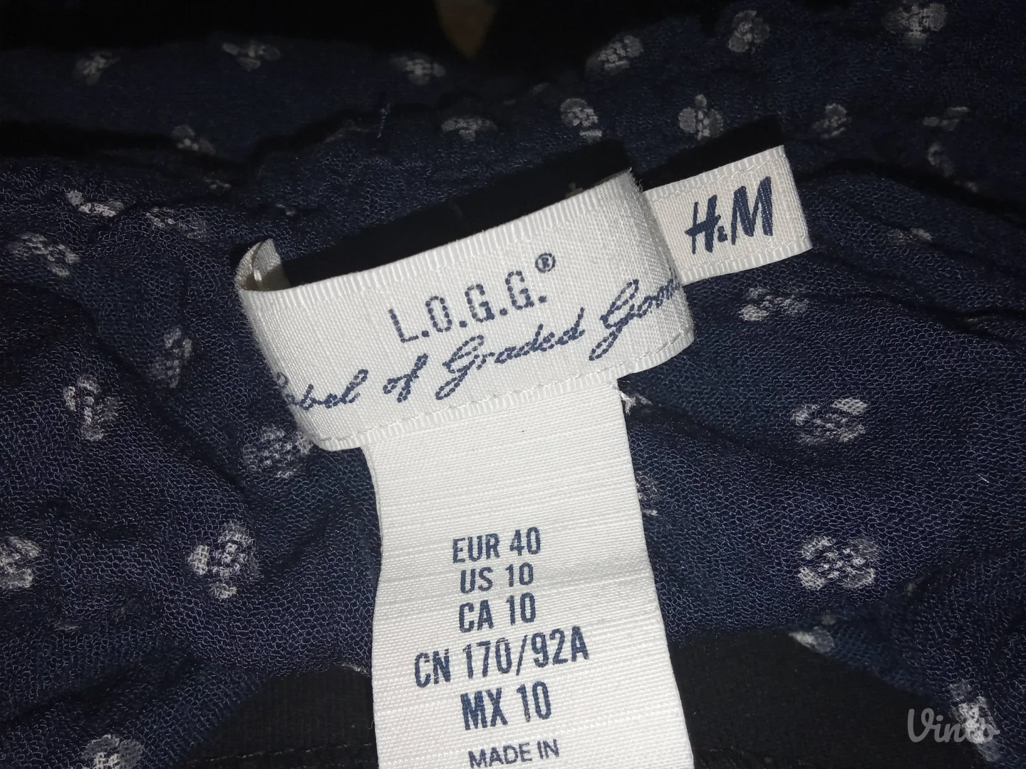 H&M-TEGET INDIJSKO PLATNO L-40