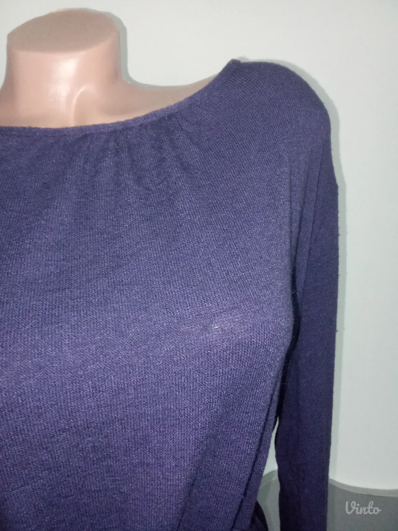 ❤️OVS❤️LJUBIČASTA PLETENA HALJINA XXL