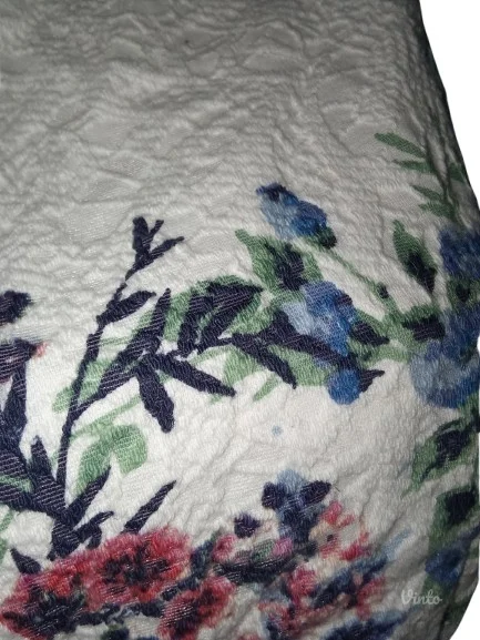 ❤️C&A❤️NOVO-DIVNA BELO-CVETNA HALJINA L-XL