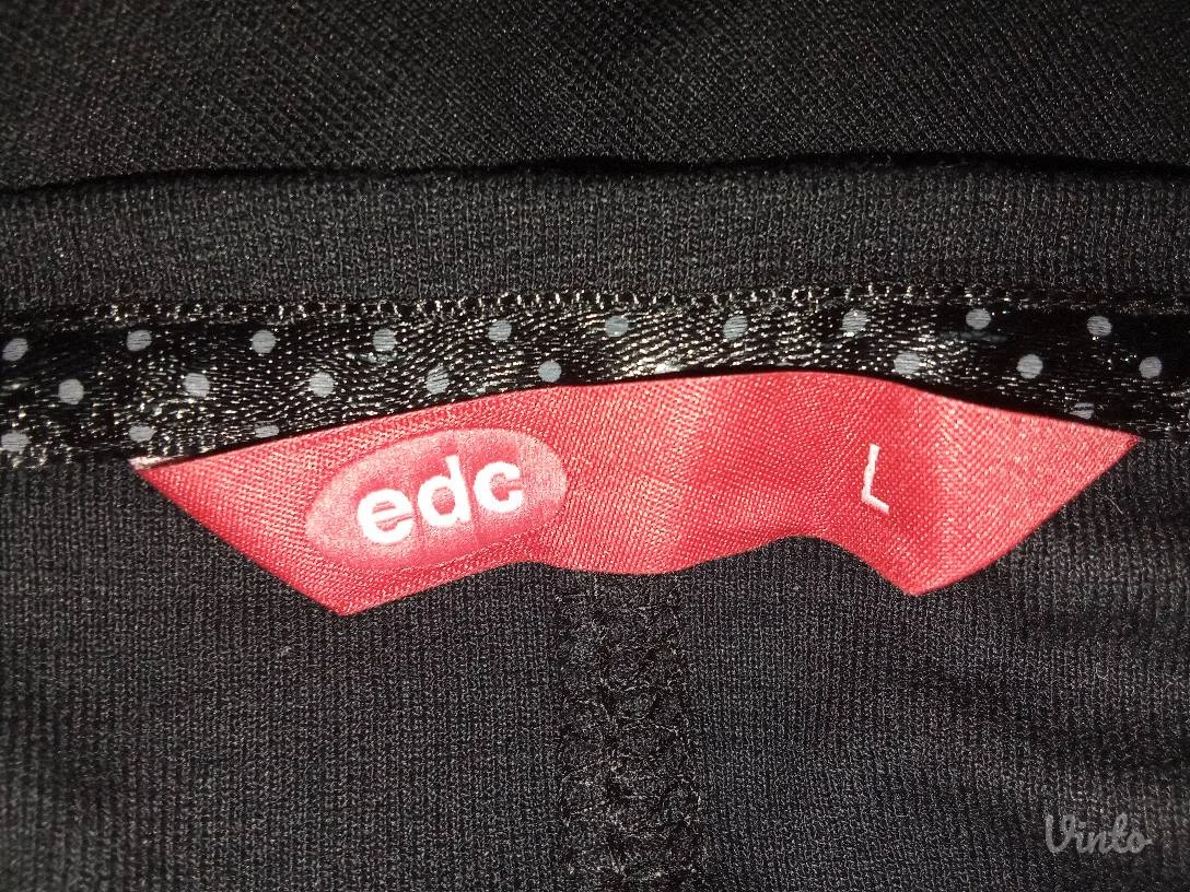 ❤️EDC ESPRIT❤️NOVO-VISKOZNA CRNA HALJINA L